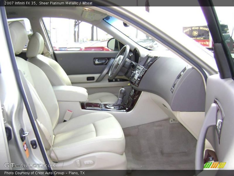 Sheer Platinum Metallic / Wheat 2007 Infiniti FX 35