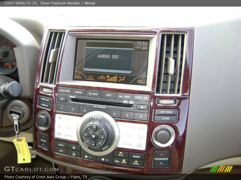 Sheer Platinum Metallic / Wheat 2007 Infiniti FX 35