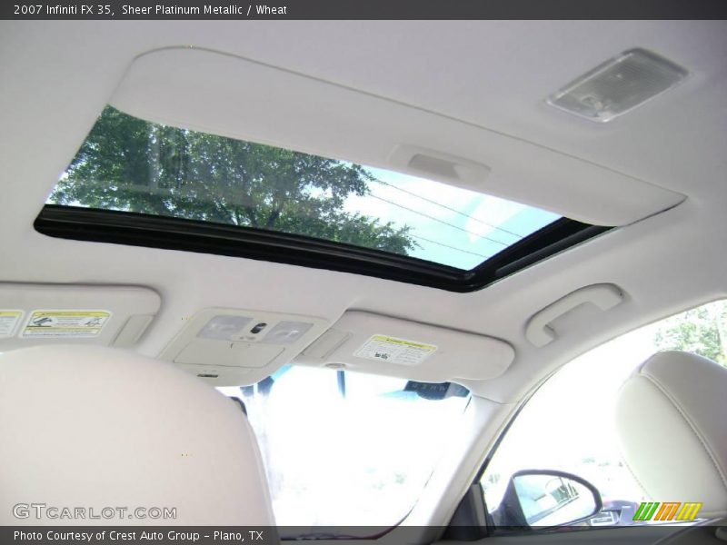Sheer Platinum Metallic / Wheat 2007 Infiniti FX 35