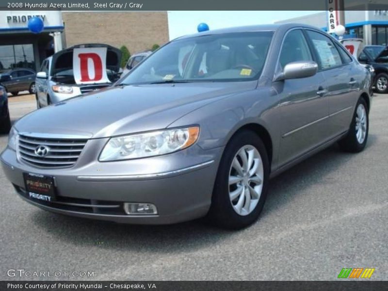 Steel Gray / Gray 2008 Hyundai Azera Limited