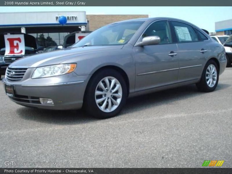 Steel Gray / Gray 2008 Hyundai Azera Limited