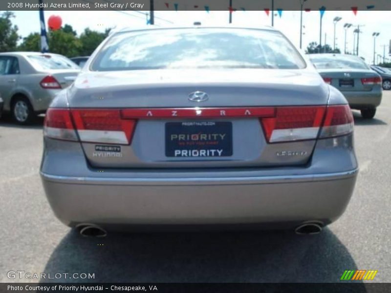 Steel Gray / Gray 2008 Hyundai Azera Limited