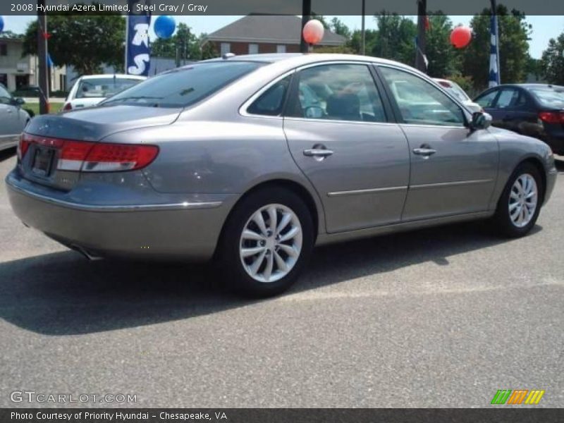 Steel Gray / Gray 2008 Hyundai Azera Limited