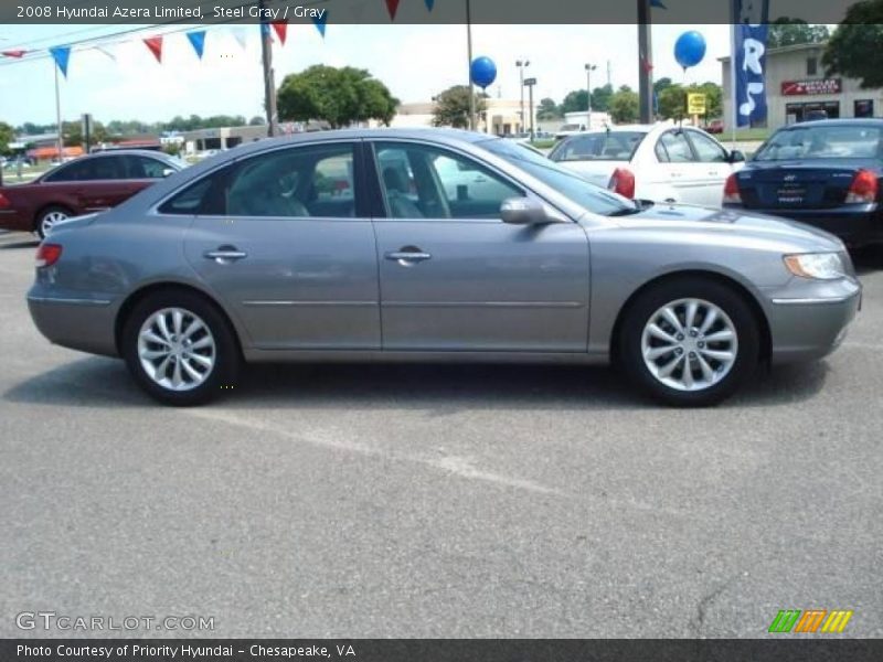 Steel Gray / Gray 2008 Hyundai Azera Limited