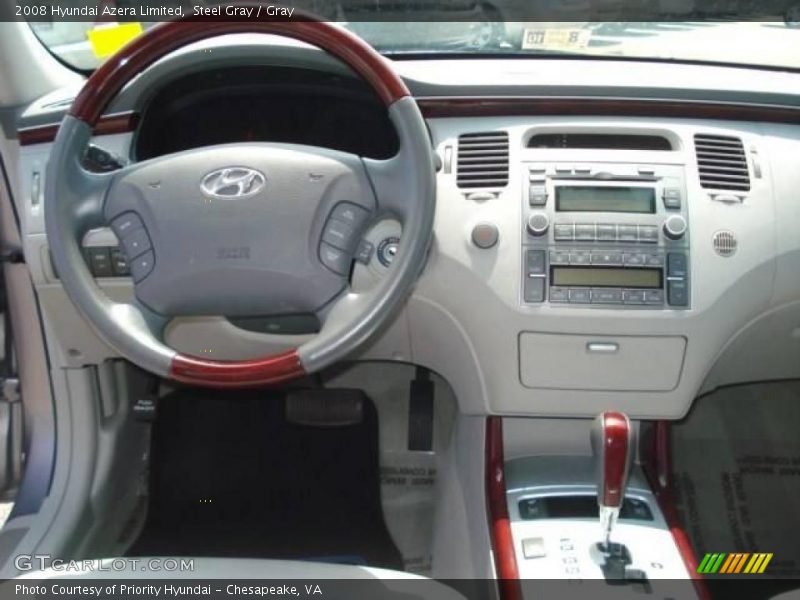 Steel Gray / Gray 2008 Hyundai Azera Limited
