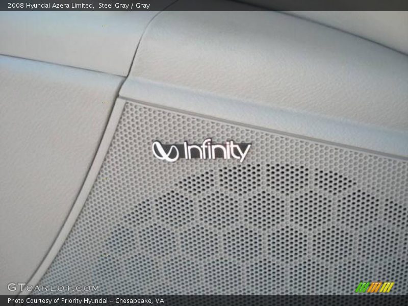 Steel Gray / Gray 2008 Hyundai Azera Limited