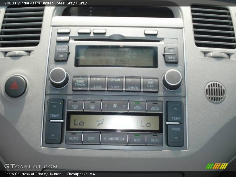Steel Gray / Gray 2008 Hyundai Azera Limited