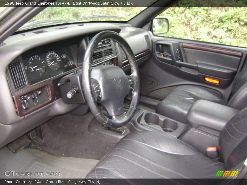 Light Driftwood Satin Glow / Black 1998 Jeep Grand Cherokee TSi 4x4