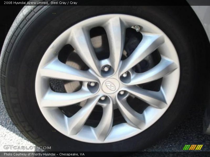 Steel Gray / Gray 2008 Hyundai Azera Limited