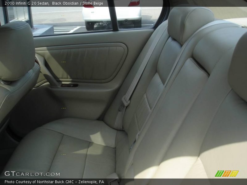 Black Obsidian / Stone Beige 2000 Infiniti G 20 Sedan
