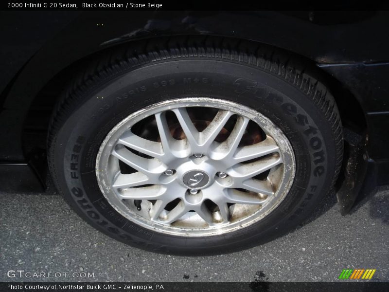 Black Obsidian / Stone Beige 2000 Infiniti G 20 Sedan