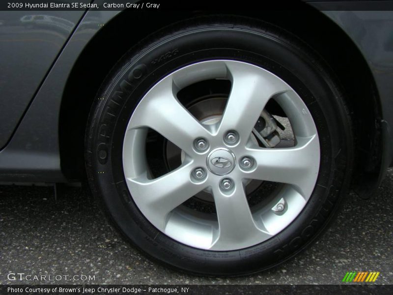Carbon Gray / Gray 2009 Hyundai Elantra SE Sedan