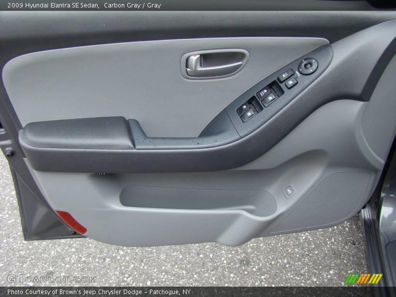 Carbon Gray / Gray 2009 Hyundai Elantra SE Sedan