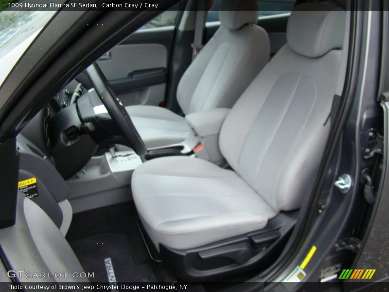 Carbon Gray / Gray 2009 Hyundai Elantra SE Sedan