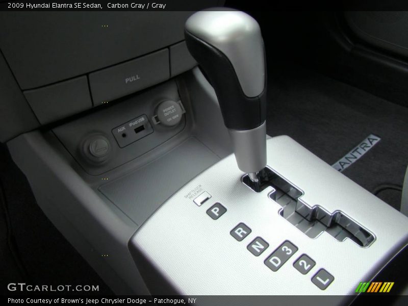 Carbon Gray / Gray 2009 Hyundai Elantra SE Sedan