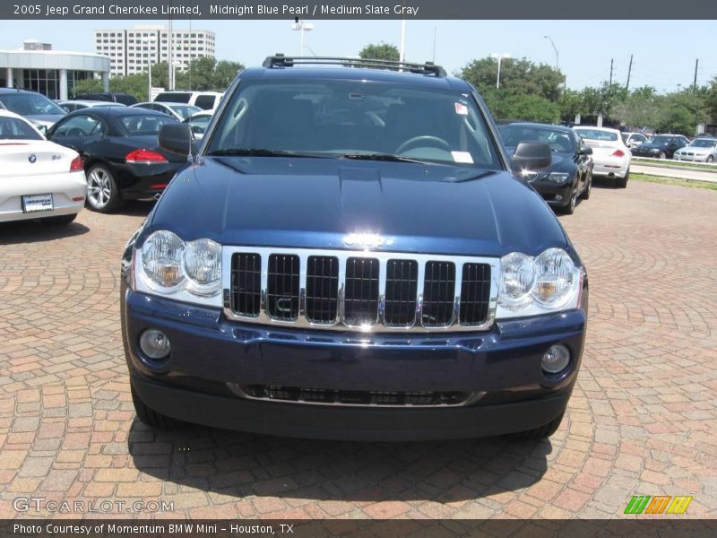 Midnight Blue Pearl / Medium Slate Gray 2005 Jeep Grand Cherokee Limited