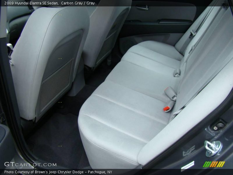Carbon Gray / Gray 2009 Hyundai Elantra SE Sedan