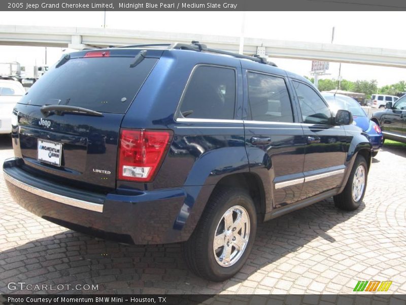 Midnight Blue Pearl / Medium Slate Gray 2005 Jeep Grand Cherokee Limited