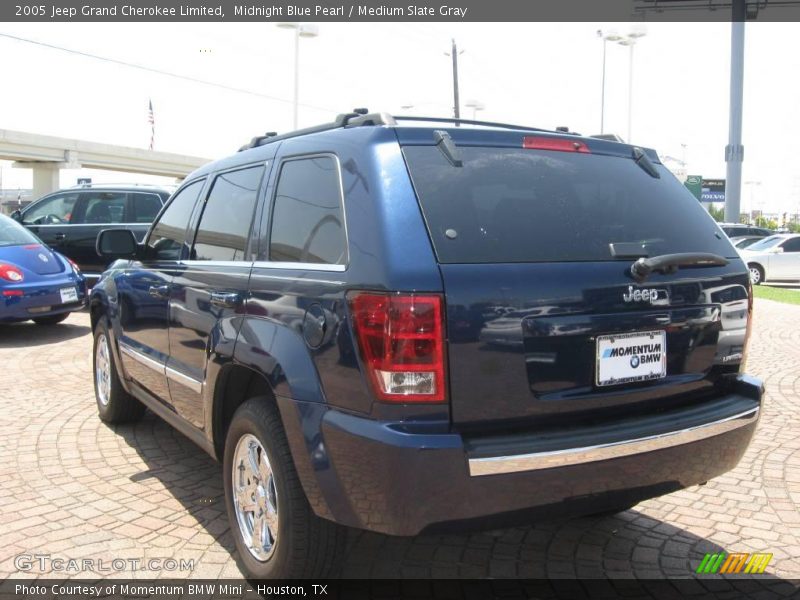 Midnight Blue Pearl / Medium Slate Gray 2005 Jeep Grand Cherokee Limited