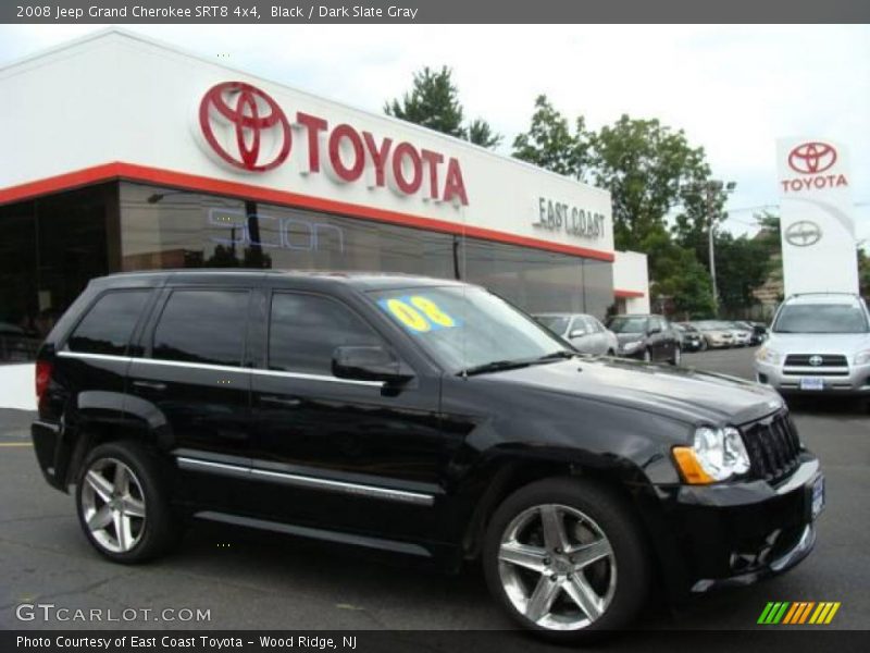 Black / Dark Slate Gray 2008 Jeep Grand Cherokee SRT8 4x4