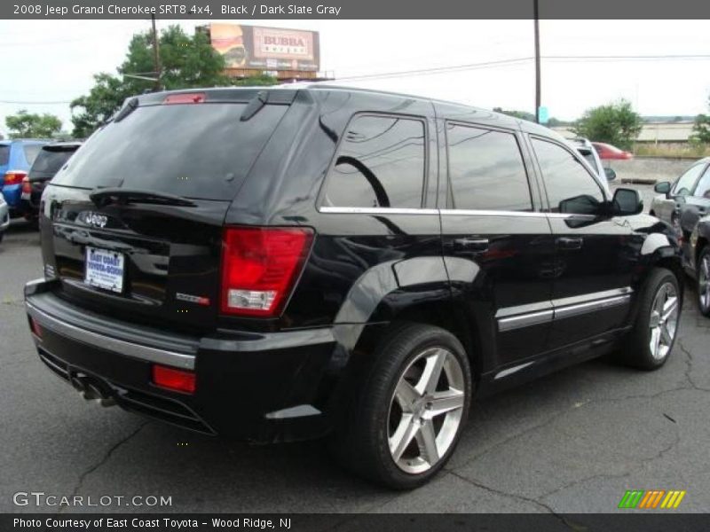 Black / Dark Slate Gray 2008 Jeep Grand Cherokee SRT8 4x4