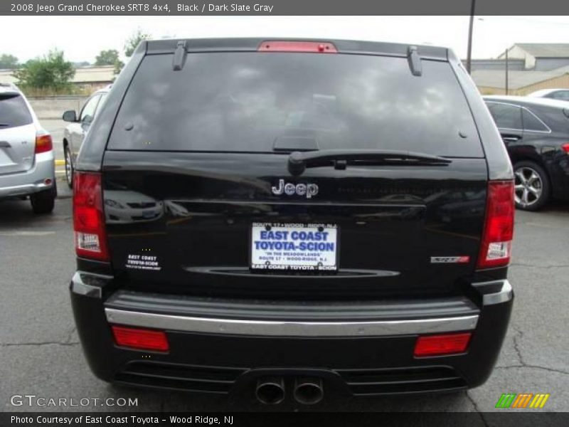 Black / Dark Slate Gray 2008 Jeep Grand Cherokee SRT8 4x4