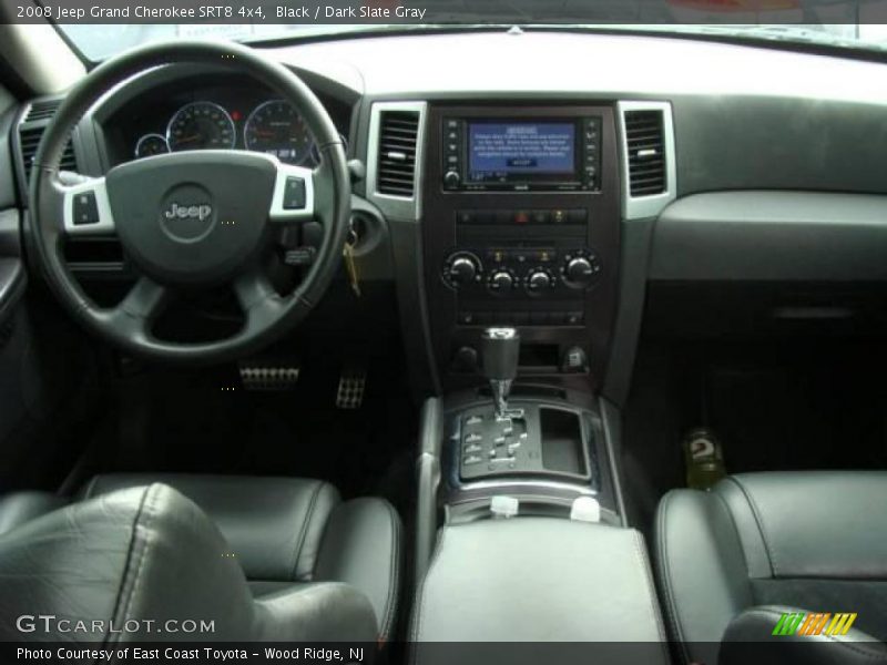 Black / Dark Slate Gray 2008 Jeep Grand Cherokee SRT8 4x4