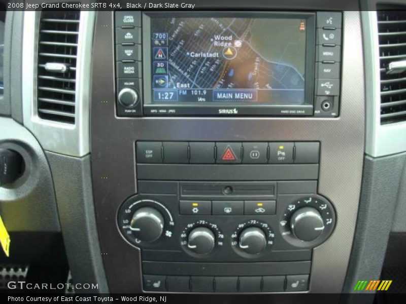 Black / Dark Slate Gray 2008 Jeep Grand Cherokee SRT8 4x4