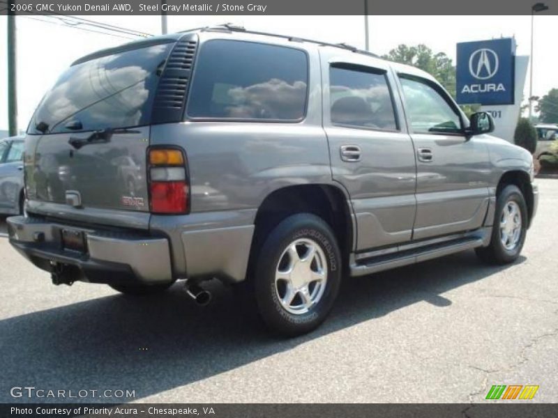 Steel Gray Metallic / Stone Gray 2006 GMC Yukon Denali AWD