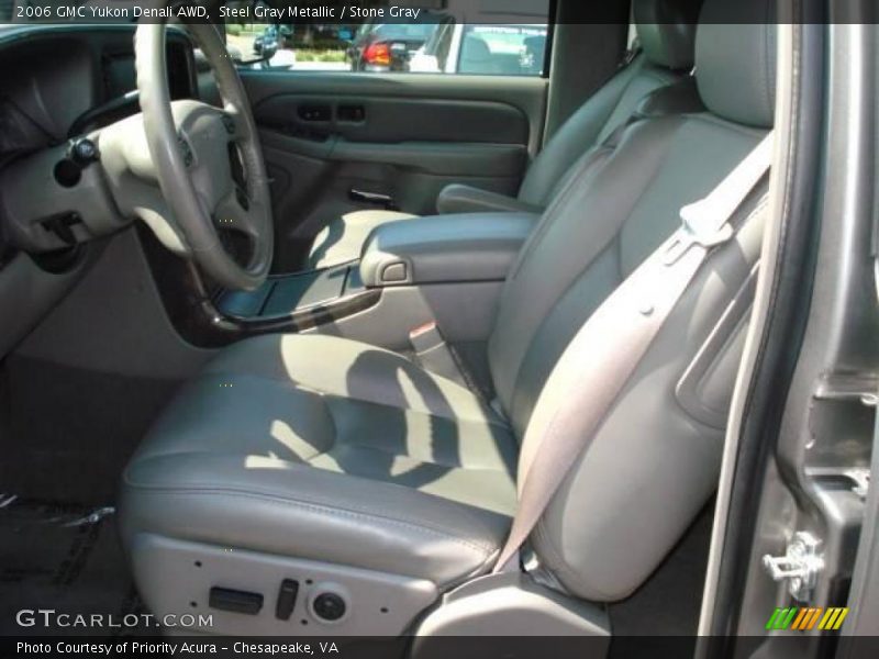 Steel Gray Metallic / Stone Gray 2006 GMC Yukon Denali AWD