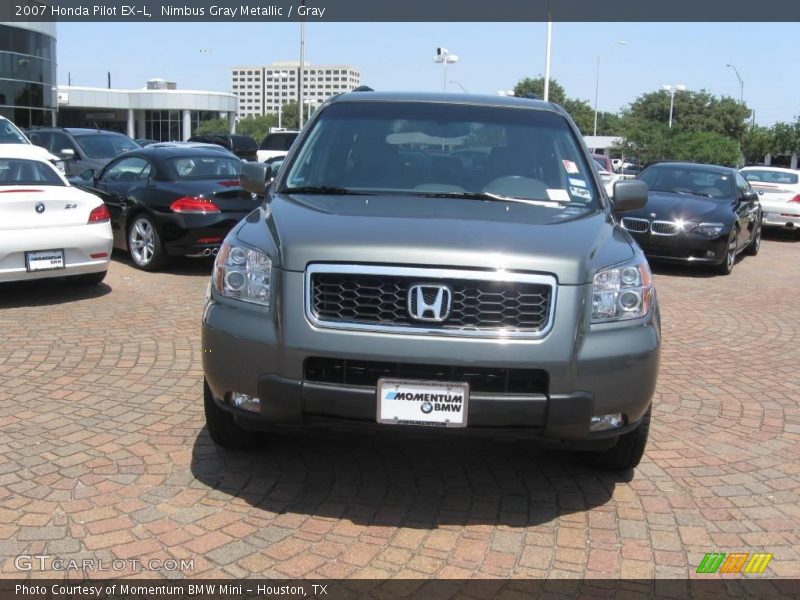 Nimbus Gray Metallic / Gray 2007 Honda Pilot EX-L