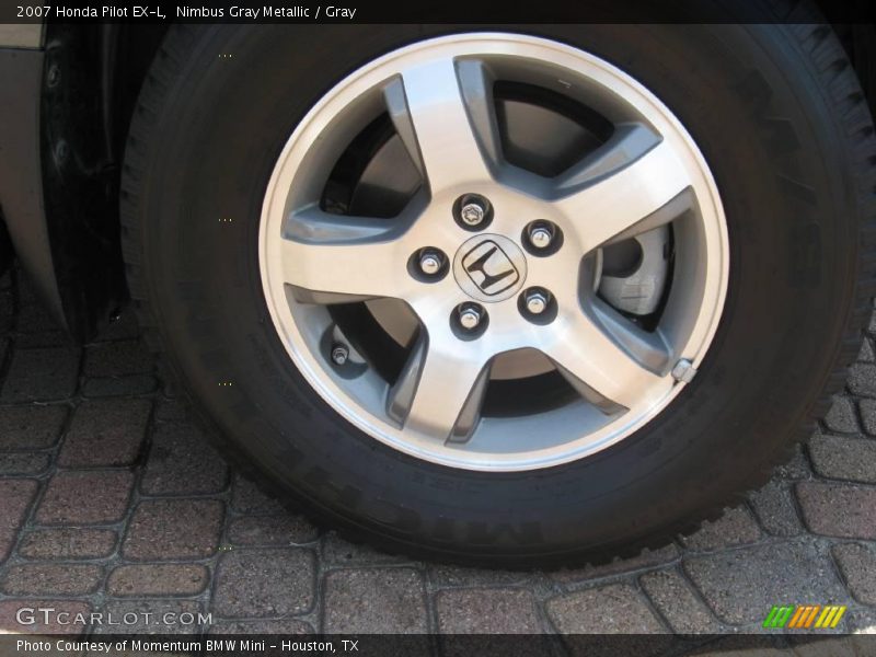 Nimbus Gray Metallic / Gray 2007 Honda Pilot EX-L