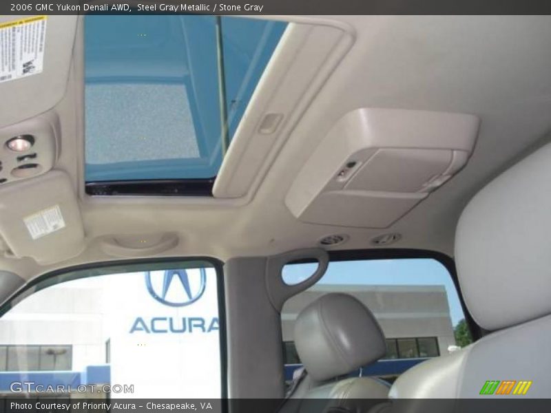 Steel Gray Metallic / Stone Gray 2006 GMC Yukon Denali AWD