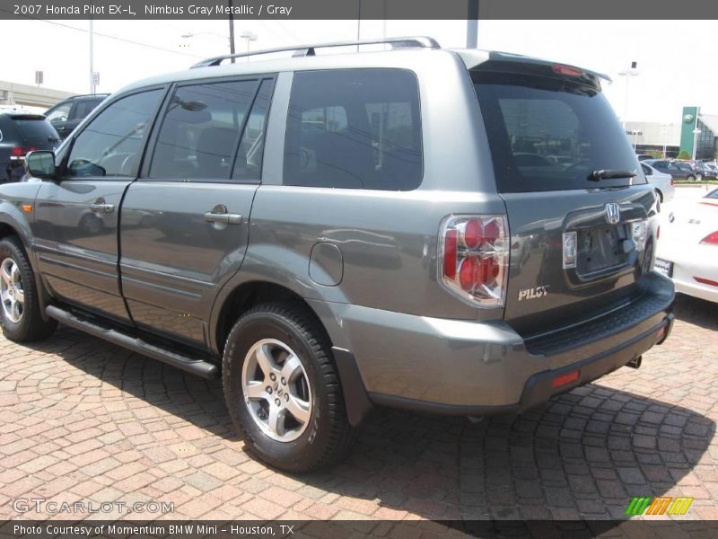 Nimbus Gray Metallic / Gray 2007 Honda Pilot EX-L