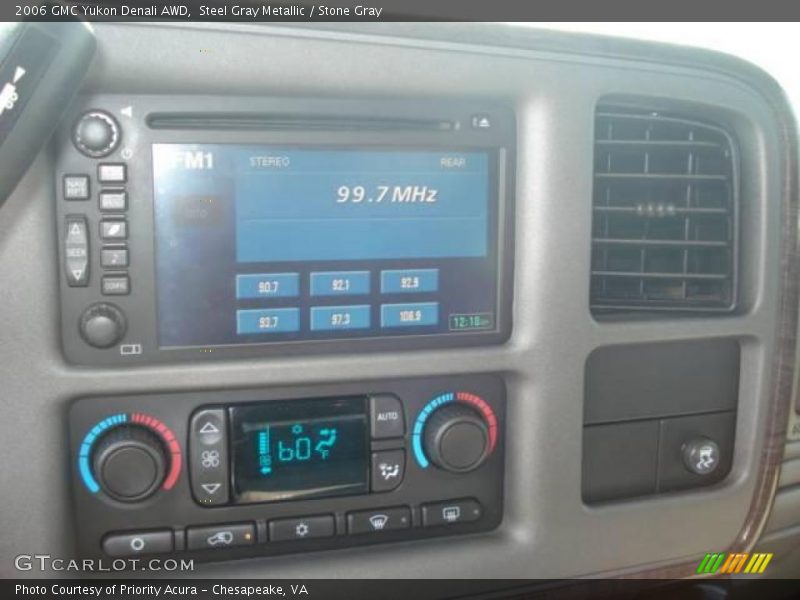 Steel Gray Metallic / Stone Gray 2006 GMC Yukon Denali AWD