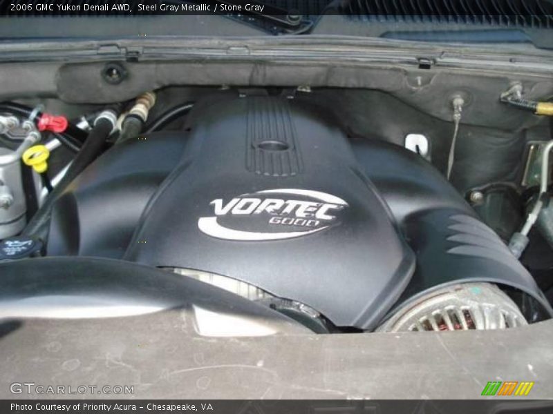 Steel Gray Metallic / Stone Gray 2006 GMC Yukon Denali AWD