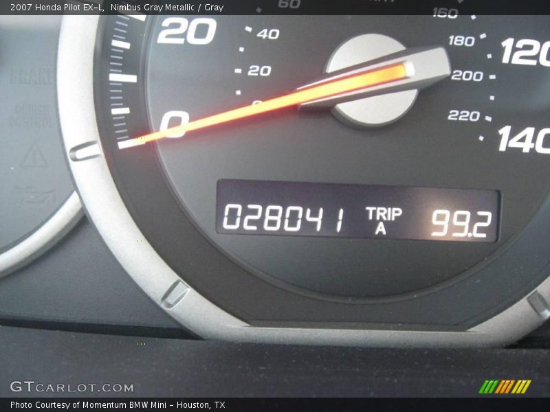 Nimbus Gray Metallic / Gray 2007 Honda Pilot EX-L