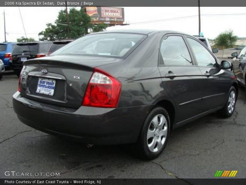 Dark Bronze / Beige 2006 Kia Spectra EX Sedan