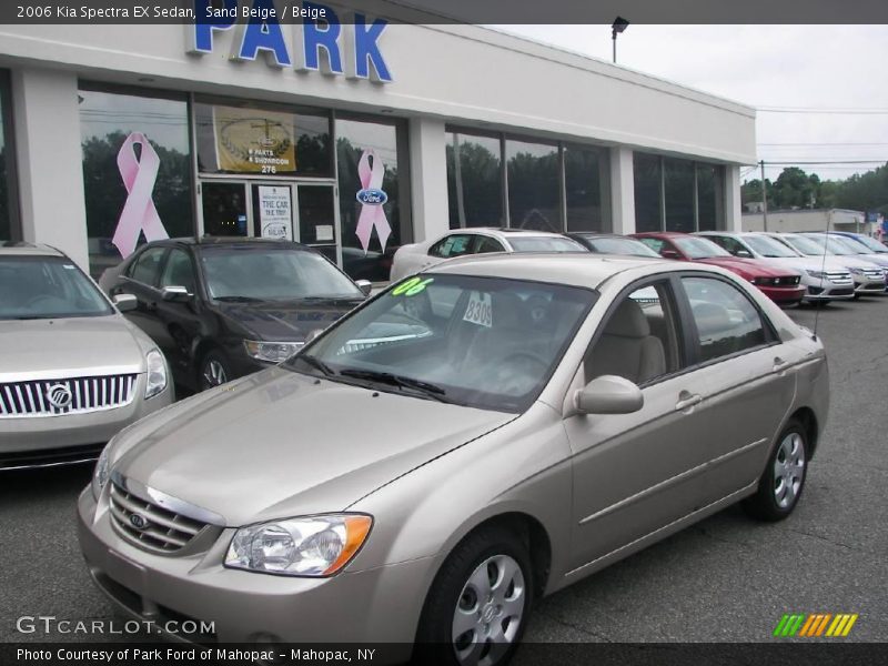 Sand Beige / Beige 2006 Kia Spectra EX Sedan