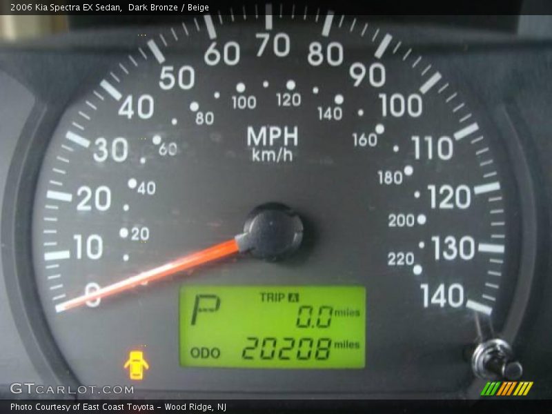 Dark Bronze / Beige 2006 Kia Spectra EX Sedan