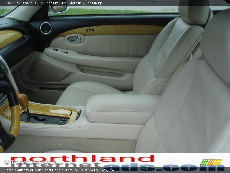 Millennium Silver Metallic / Ecru Beige 2003 Lexus SC 430