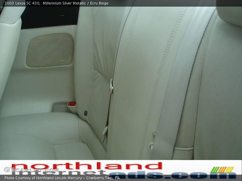Millennium Silver Metallic / Ecru Beige 2003 Lexus SC 430
