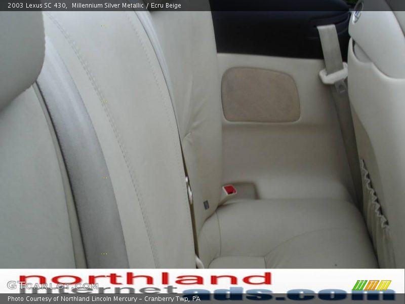 Millennium Silver Metallic / Ecru Beige 2003 Lexus SC 430