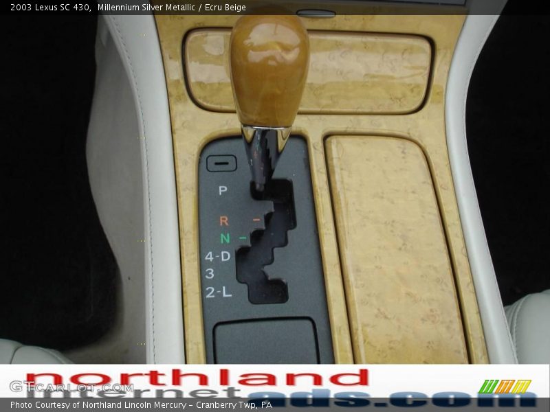 Millennium Silver Metallic / Ecru Beige 2003 Lexus SC 430