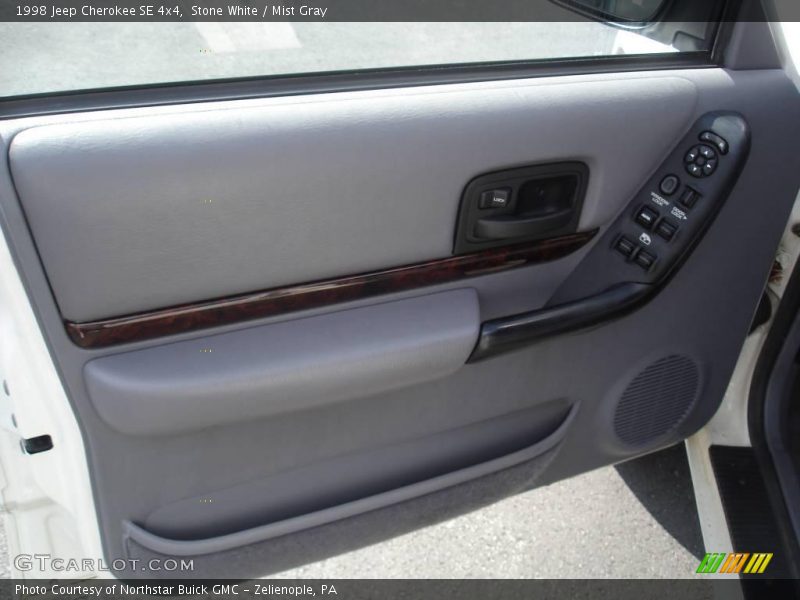 Stone White / Mist Gray 1998 Jeep Cherokee SE 4x4
