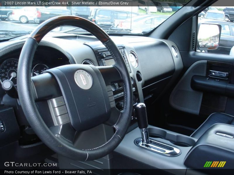 Silver Metallic / Ebony/Dove Grey 2007 Lincoln Mark LT SuperCrew 4x4