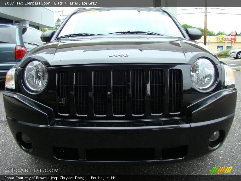 Black / Pastel Slate Gray 2007 Jeep Compass Sport