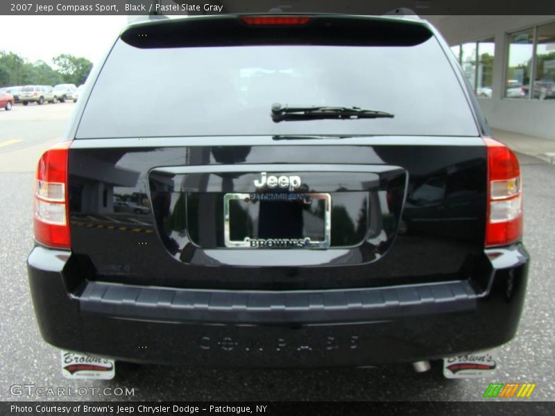 Black / Pastel Slate Gray 2007 Jeep Compass Sport