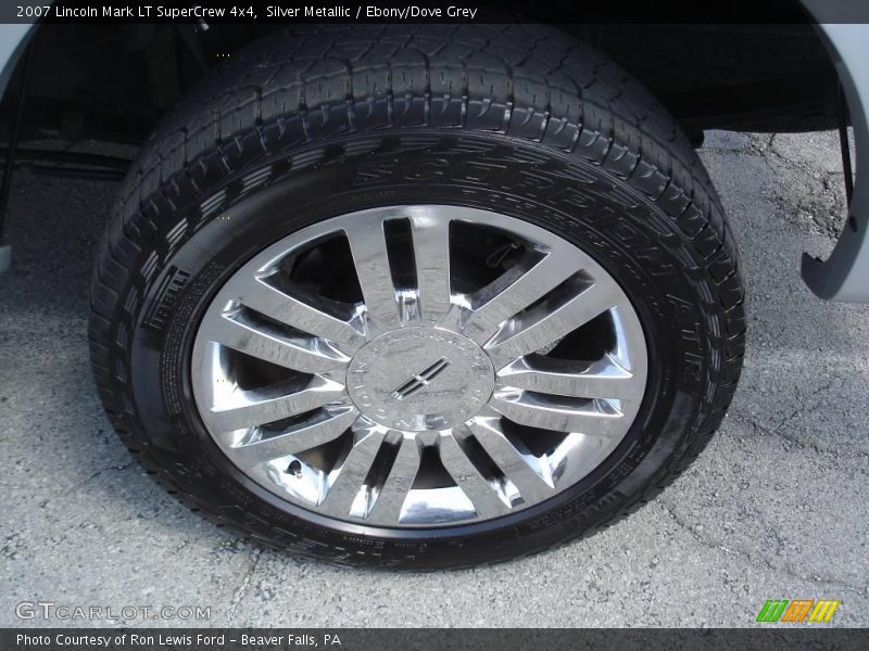 Silver Metallic / Ebony/Dove Grey 2007 Lincoln Mark LT SuperCrew 4x4