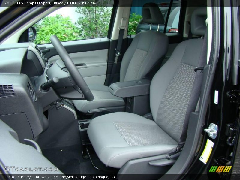 Black / Pastel Slate Gray 2007 Jeep Compass Sport